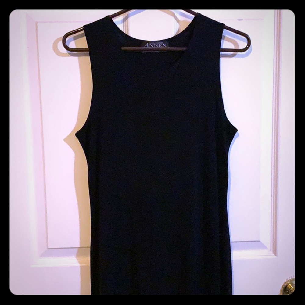 Long black dress